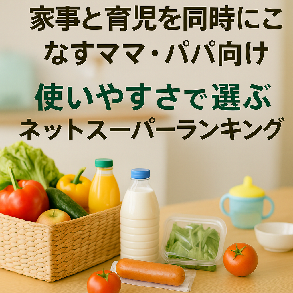 家事と育児を同時にこなすママ・パパ向け｜使いやすさで選ぶネットスーパーランキング【TOPはライフネットスーパー】