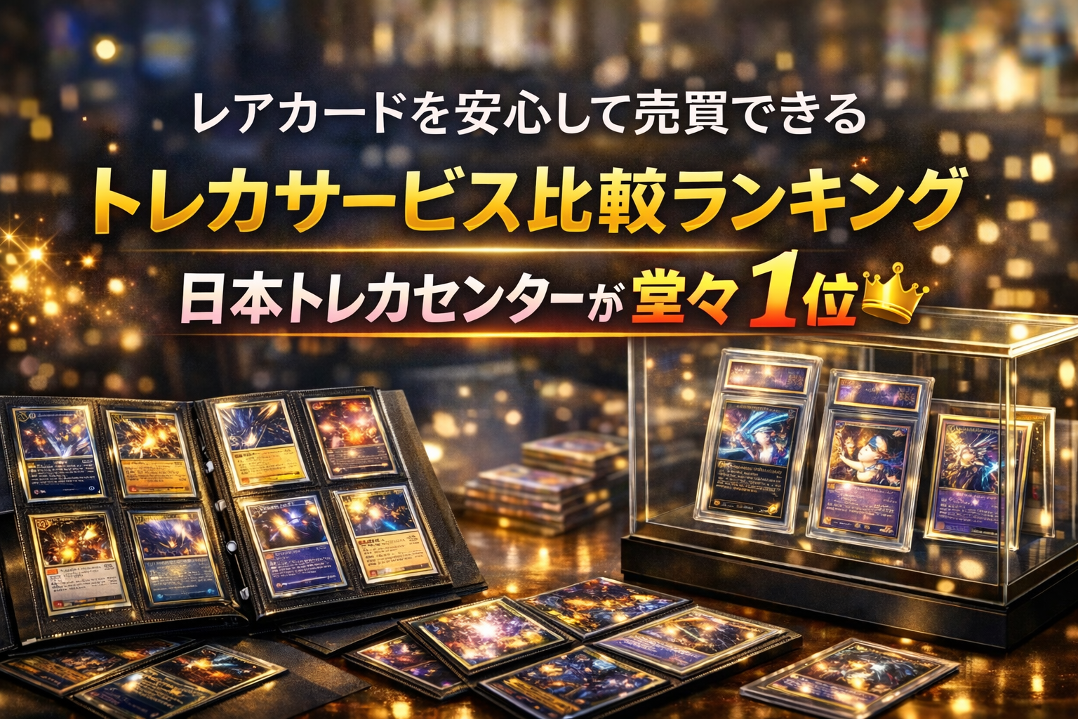 レアカードを安心して売買できるトレカサービス比較ランキング｜日本トレカセンターが堂々1位